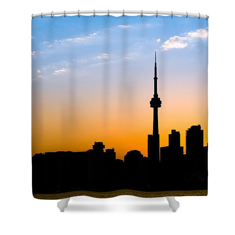 Toronto Shower Curtain featuring the photograph Toronto Skyline #2 by Sebastian Musial