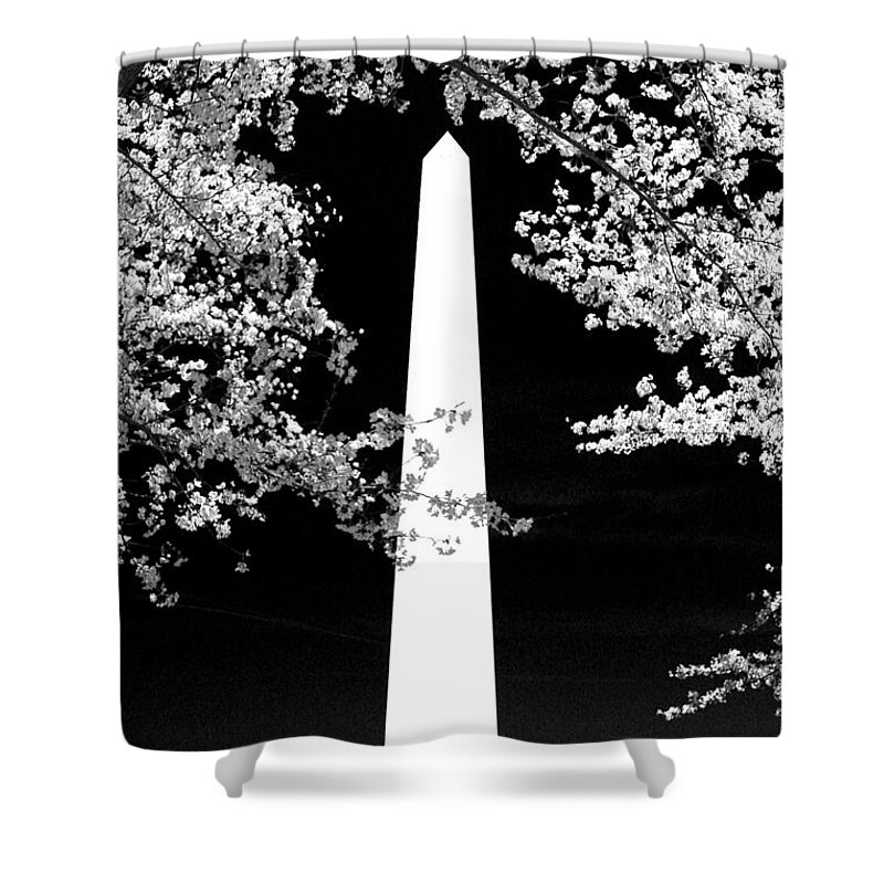 Washington Monument Shower Curtain featuring the photograph Washington Monument #2 by Mitch Cat