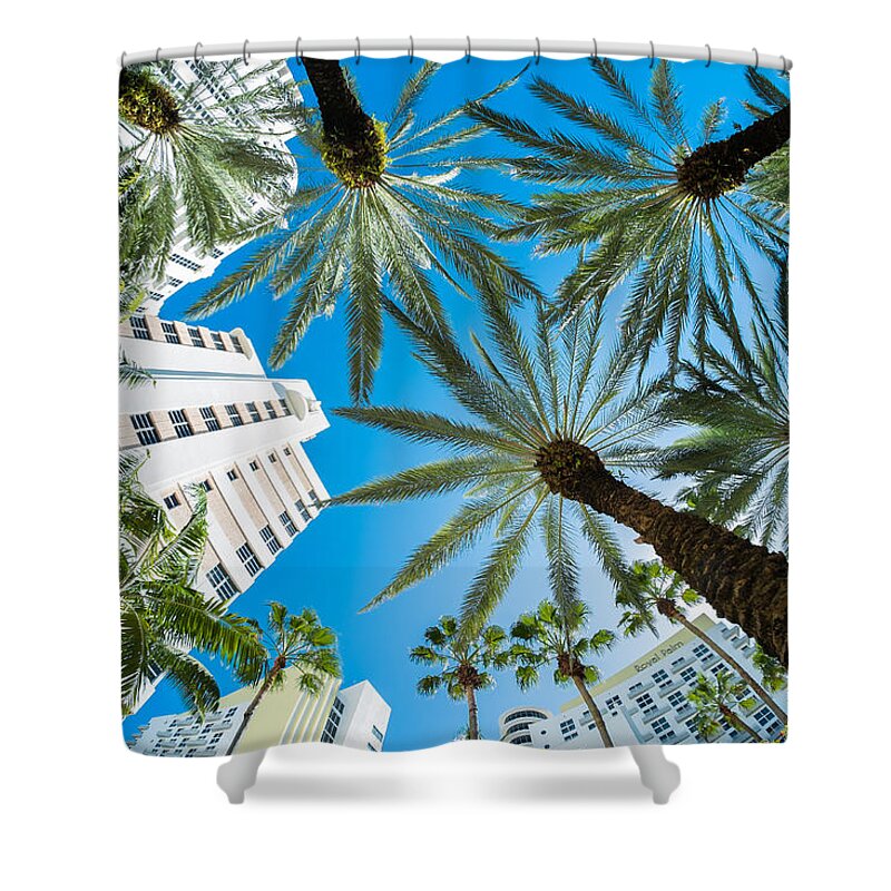 Architecture Shower Curtain featuring the photograph Miami Beach by Raul Rodriguez