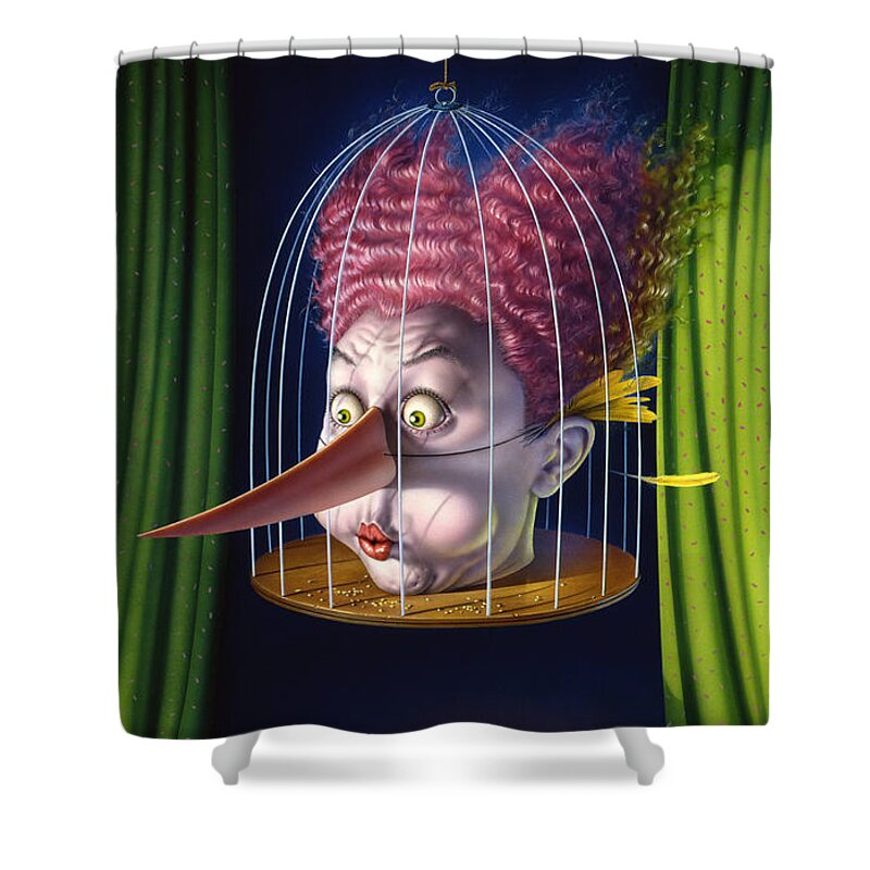 Masked Ball Shower Curtains