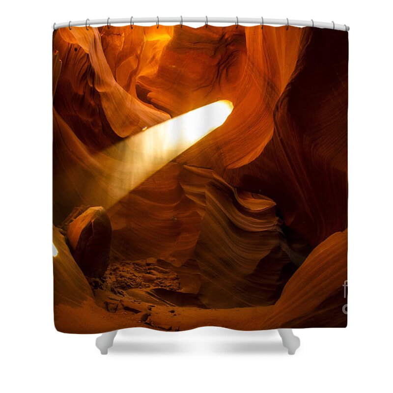 Lower Antelope Canyon Arizona Usa Daniel Knighton Pixel Perfect Shower Curtain featuring the photograph Antelope Canyon #25 by Daniel Knighton
