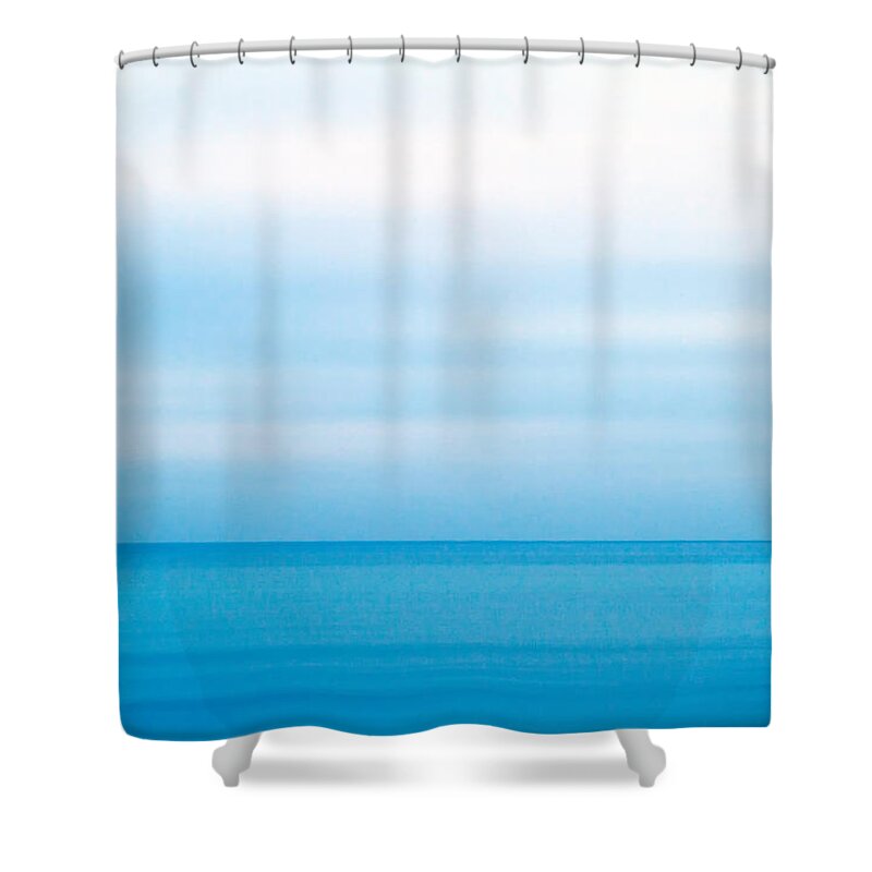 Background Shower Curtain featuring the photograph Blue Mediterranean by Stelios Kleanthous