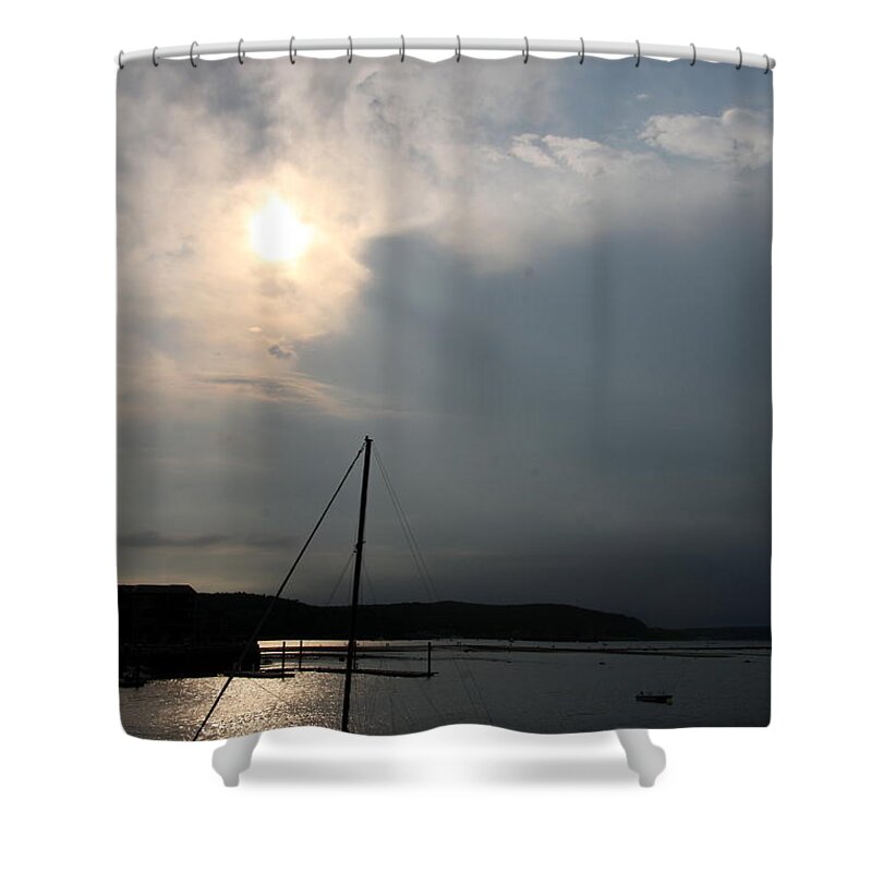 Evening Light Shower Curtain featuring the photograph Days End by Christiane Schulze Art And Photography