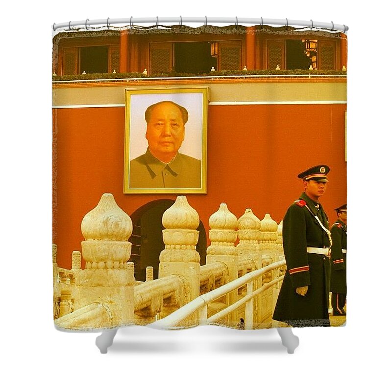  Shower Curtain featuring the photograph Forbidden City #3 by Lorelle Phoenix