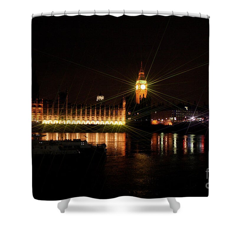 London Shower Curtain featuring the photograph Houses of Parliament - London #2 by Doc Braham