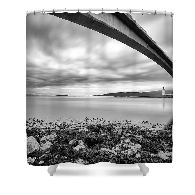Bridge Shower Curtain featuring the photograph Skye Bridge #3 by Grant Glendinning