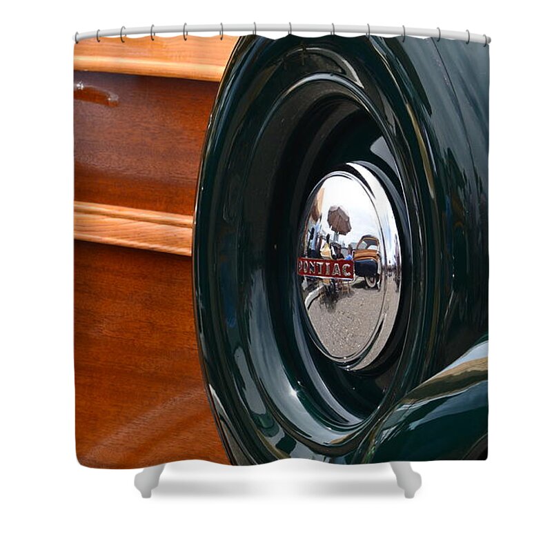  Shower Curtain featuring the photograph Woodie #10 by Dean Ferreira
