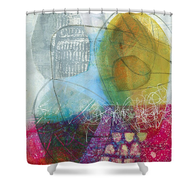 Painting Shower Curtain featuring the painting 33/100 by Jane Davies