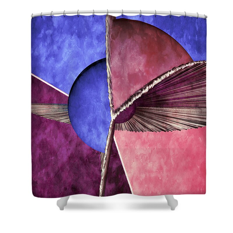 3d Shower Curtain featuring the digital art 3D Abstract 24 by Angelina Tamez