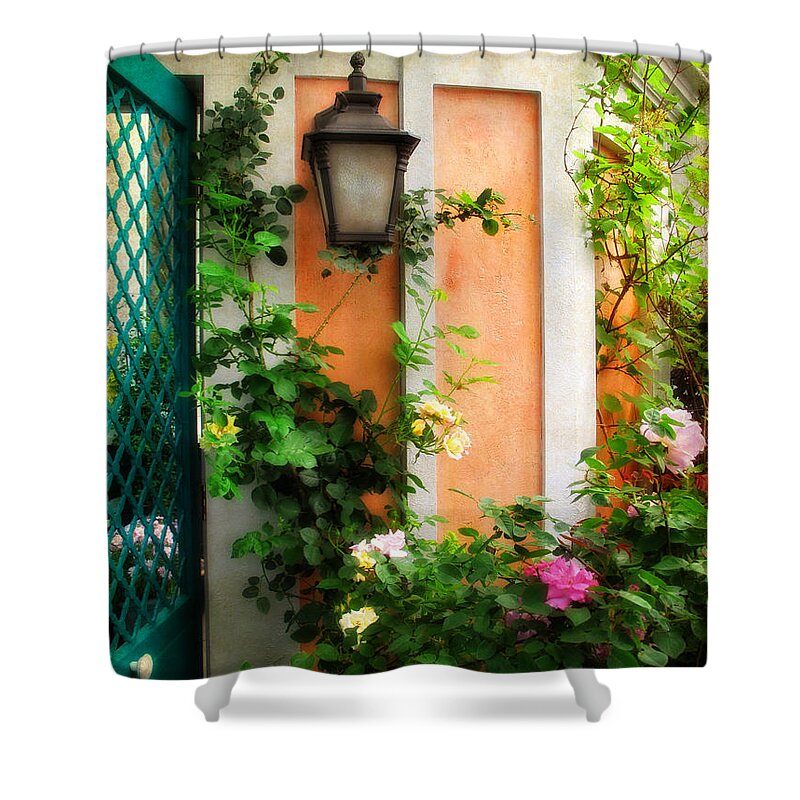 Monet Shower Curtain featuring the photograph Country Charm #1 by Jessica Jenney