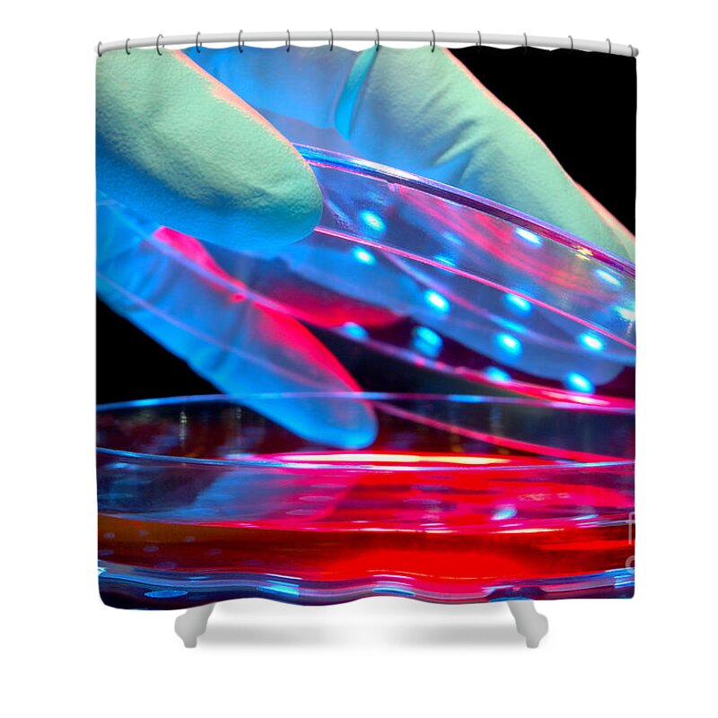 Lab Shower Curtain featuring the photograph Laboratory Equipment in Science Research Lab #42 by Science Research Lab
