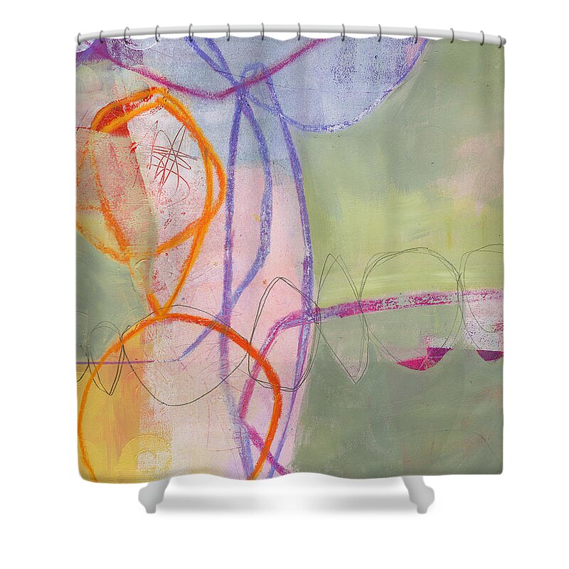 Painting Shower Curtain featuring the painting 49/100 by Jane Davies
