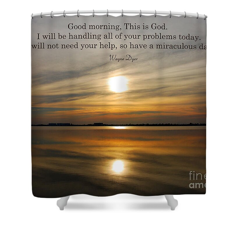 Sunrise Shower Curtain featuring the photograph 5- Good Morning by Joseph Keane