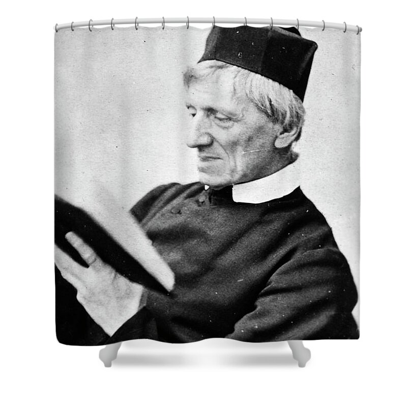 19th Century Shower Curtain featuring the photograph John Henry Newman #1 by Granger
