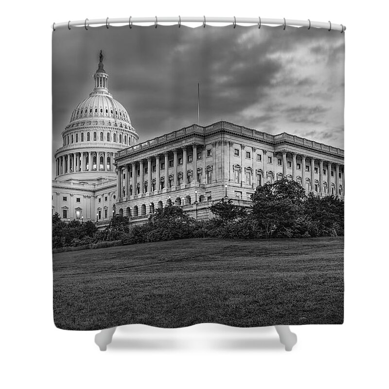 America Shower Curtain featuring the photograph Capitol Building #6 by Peter Lakomy
