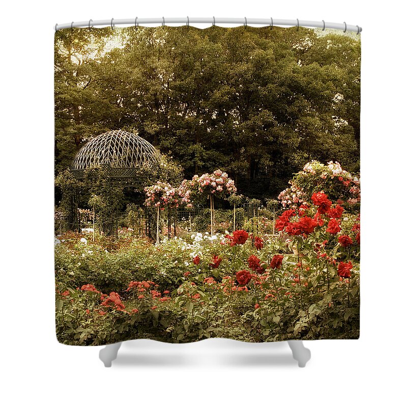 Garden Shower Curtain featuring the photograph Garden Gazebo #6 by Jessica Jenney