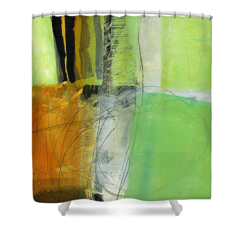 Painting Shower Curtain featuring the painting 69/100 by Jane Davies