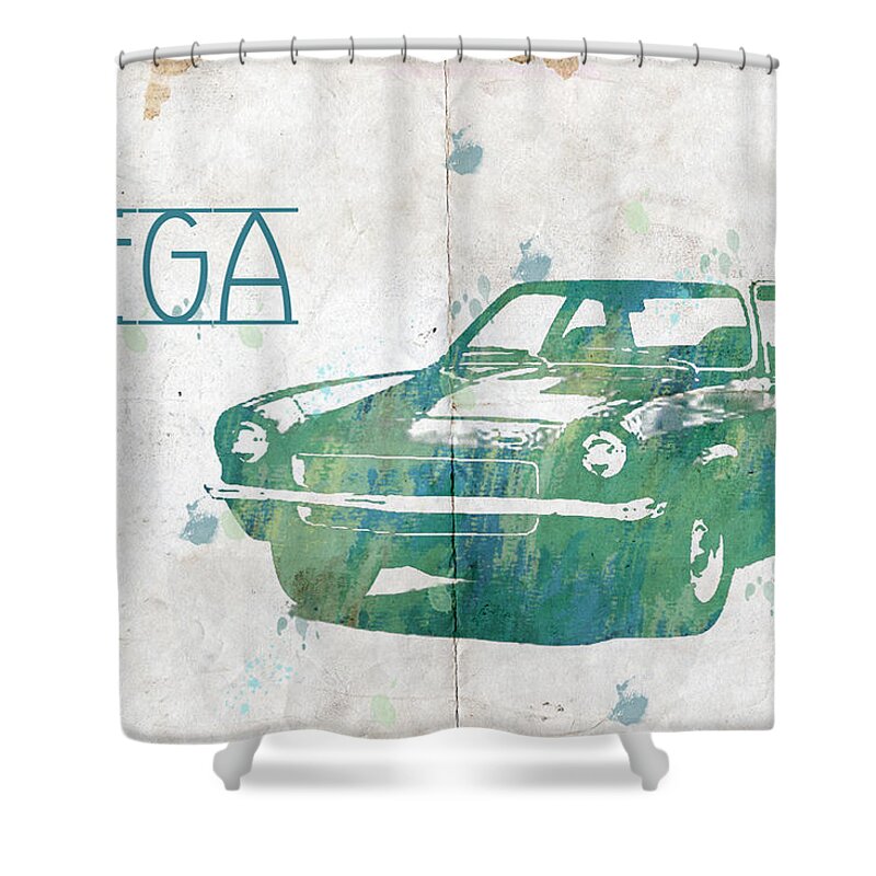 Feature Art Shower Curtain featuring the digital art 71 Vega by Paulette B Wright