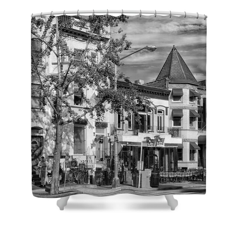 Washington D.c. Shower Curtain featuring the photograph Adams Morgan Neighborhood - Washington D C #9 by Mountain Dreams