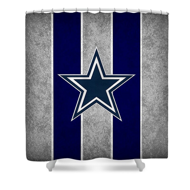 Cowboys Shower Curtain featuring the photograph Dallas Cowboys by Joe Hamilton