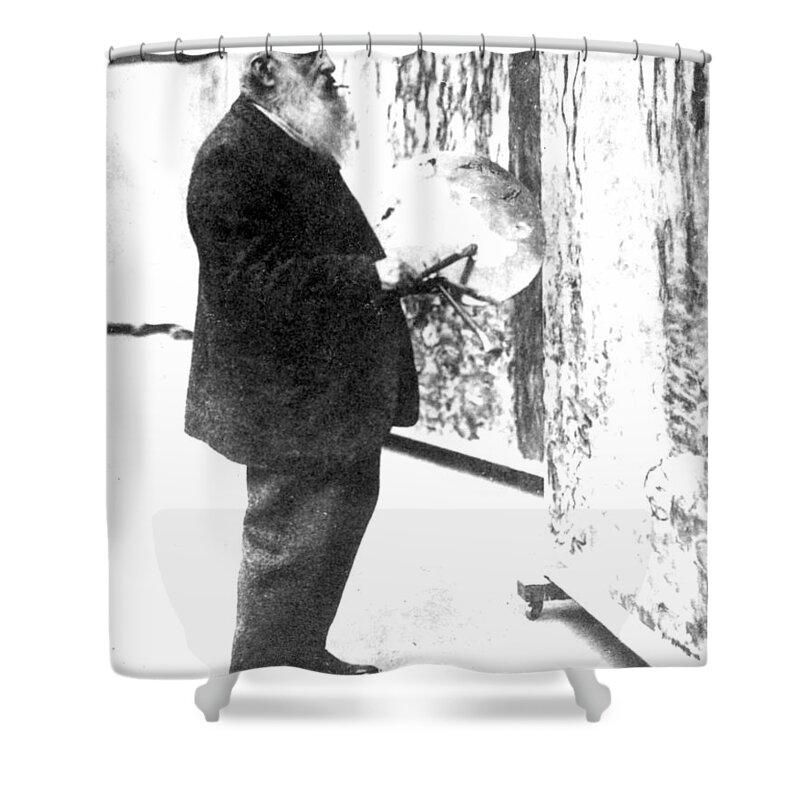 1920 Shower Curtain featuring the photograph Claude Monet #2 by Granger