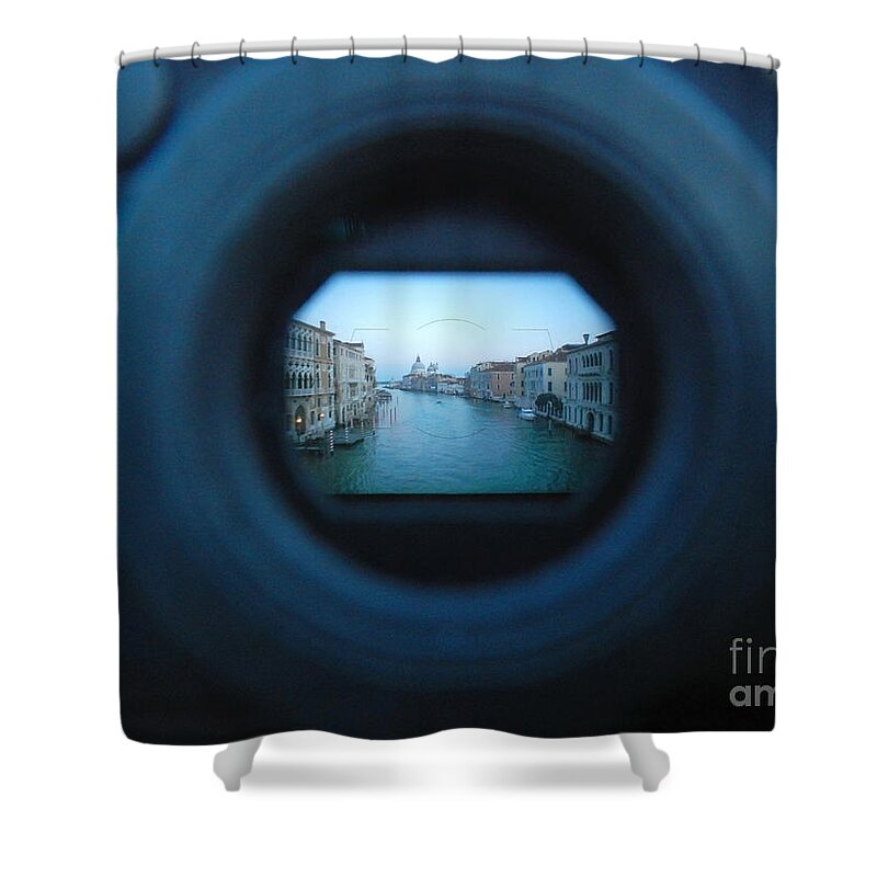 Camera Shower Curtain featuring the photograph Venice - Italy #9 by Mats Silvan