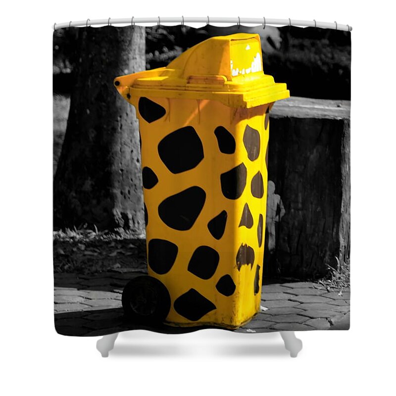 Michelle Meenawong Shower Curtain featuring the photograph A Bin by Michelle Meenawong