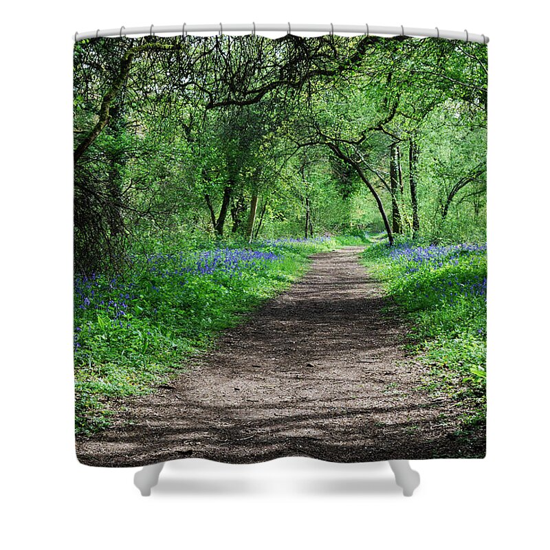 Woods Shower Curtain featuring the photograph A Carpet Of Colour 2 by Wendy Wilton