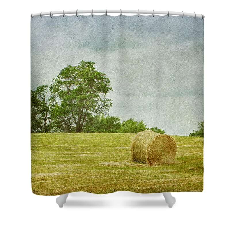 Agricultural Shower Curtain featuring the photograph A Day at the Farm by Kim Hojnacki