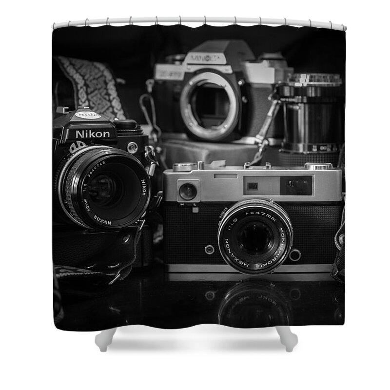 35mm Shower Curtain featuring the photograph A Few of my Favorite Things by Jeff Mize