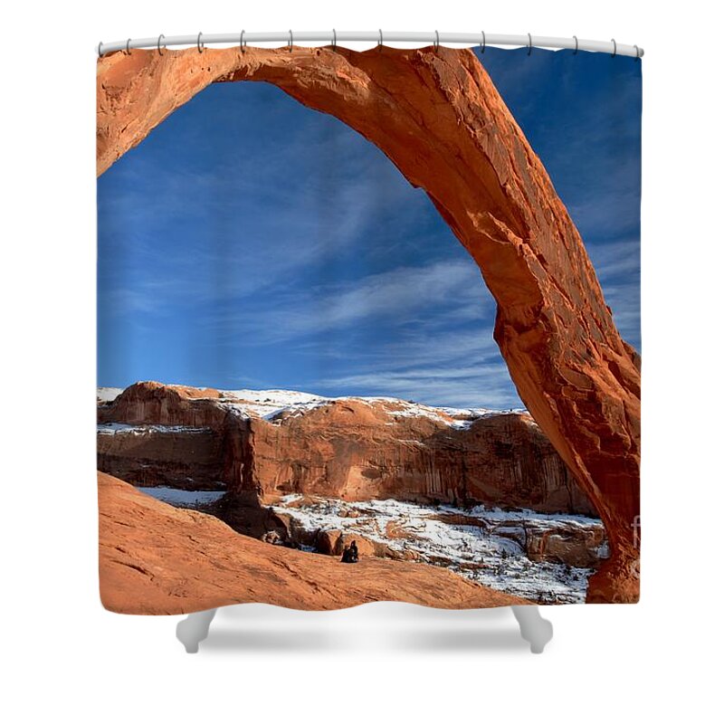 Coronoa Arch Shower Curtain featuring the photograph A Large Corona by Adam Jewell