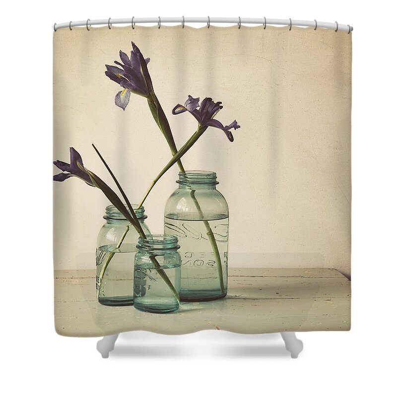 Iris Shower Curtain featuring the photograph A Little Bit Country by Amy Weiss