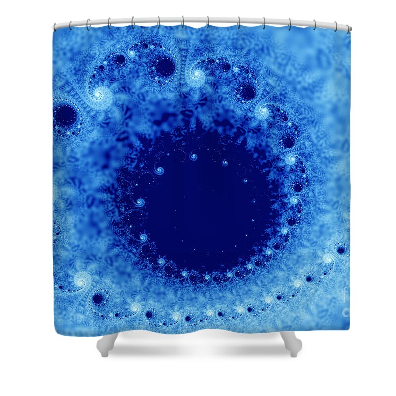 Frost Shower Curtain featuring the digital art A Little Frost by Lena Auxier