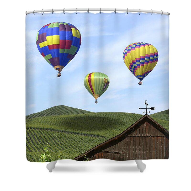 California Shower Curtain featuring the photograph A Ride Through Napa Valley by Mike McGlothlen