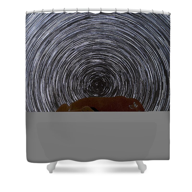 Milkyway Shower Curtain featuring the photograph A Trip Back In History by Melany Sarafis