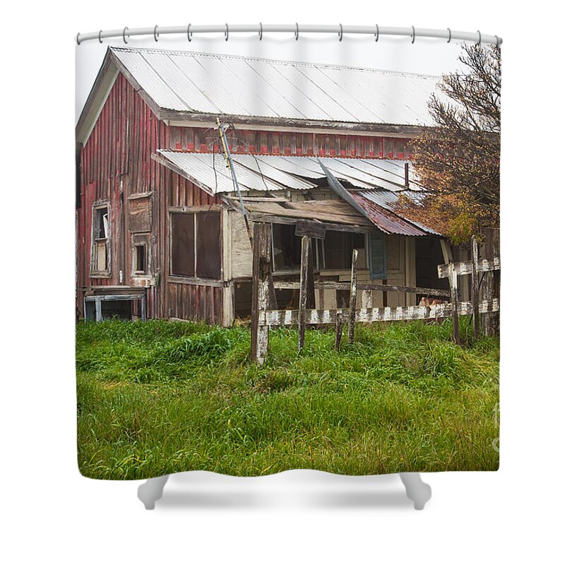 Americana Shower Curtain featuring the photograph Abandon by Anthony Michael Bonafede