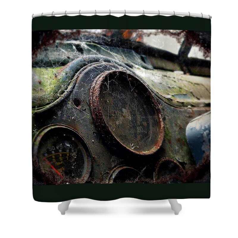 Wall Decor Shower Curtain featuring the photograph Abandoned by Micki Findlay