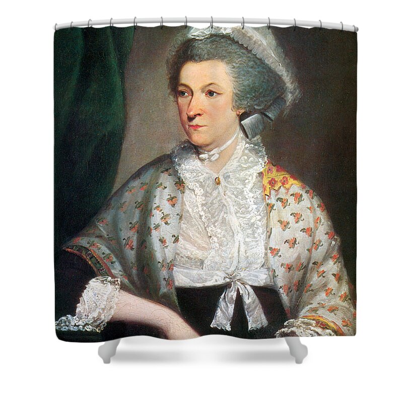 Government Shower Curtain featuring the painting Abigail Adams, First Lady by Science Source