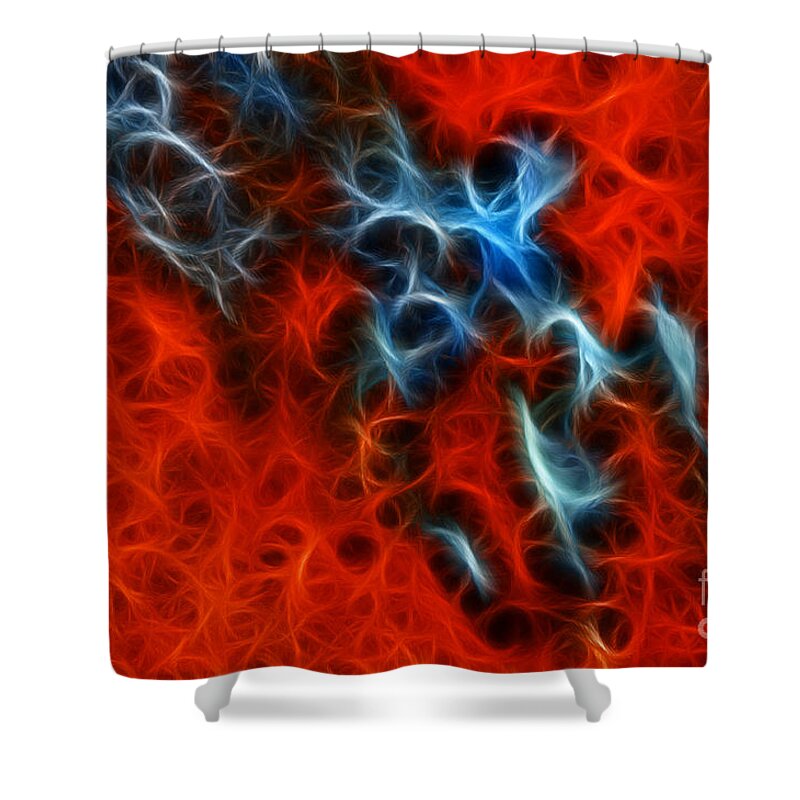 Abstract Shower Curtain featuring the photograph Abstract 4 by Vivian Christopher