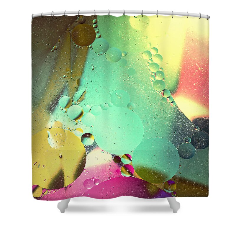 Abstract Shower Curtain featuring the photograph Abstract Blue by Spikey Mouse Photography