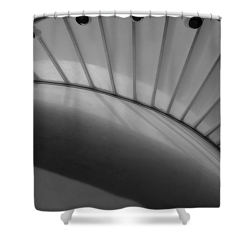 Abstract Shower Curtain featuring the photograph Abstract - Curves and Lines 2 by Richard Reeve
