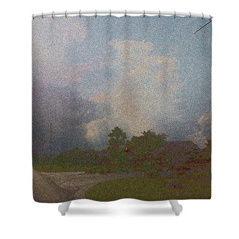 Landscape Shower Curtain featuring the photograph Abstract Landscape 2 by George Pedro