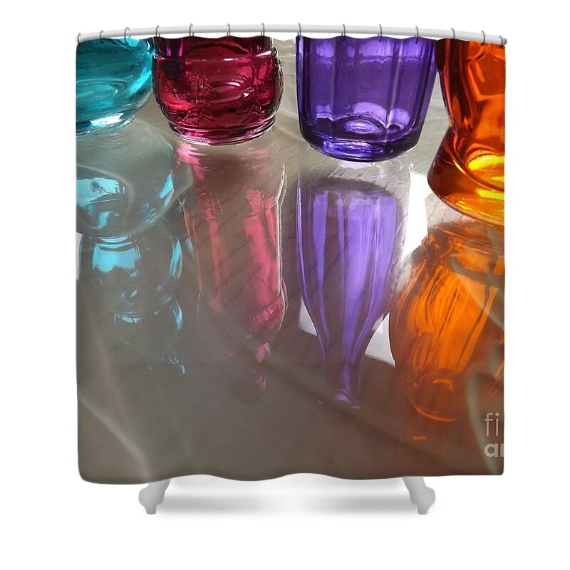 Abstract Shower Curtain featuring the photograph Abstract Reflections #4 by Robyn King