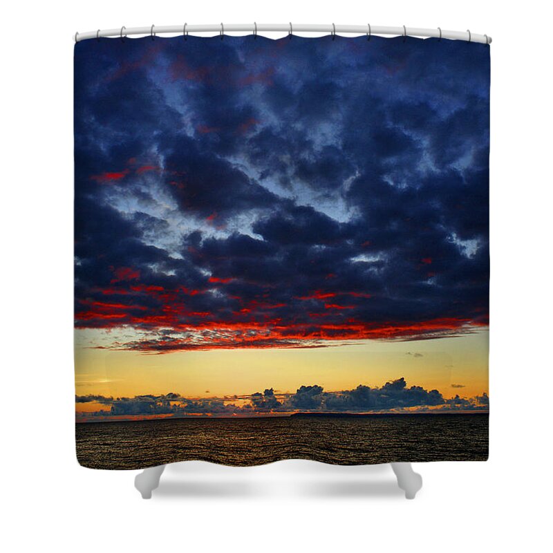 Glenn Arbor Michigan Shower Curtain featuring the photograph After Glow by Jamieson Brown