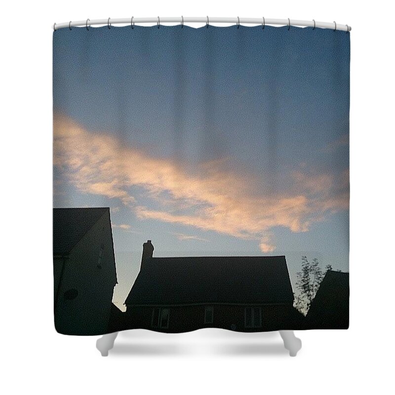Clouds Shower Curtain featuring the photograph After The Rain by Sarah Qua