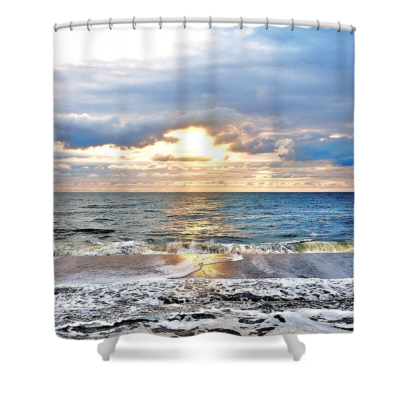 Sunrise Shower Curtain featuring the photograph After the Storm 3 by Kim Bemis