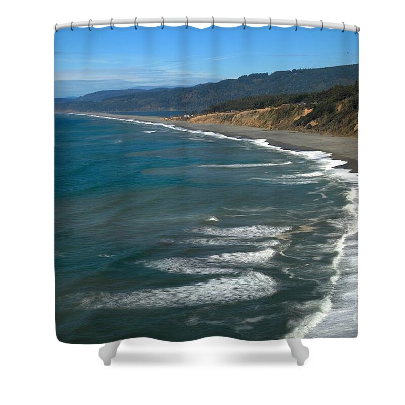 Agate Beach Shower Curtain featuring the photograph Agate Beach by Adam Jewell