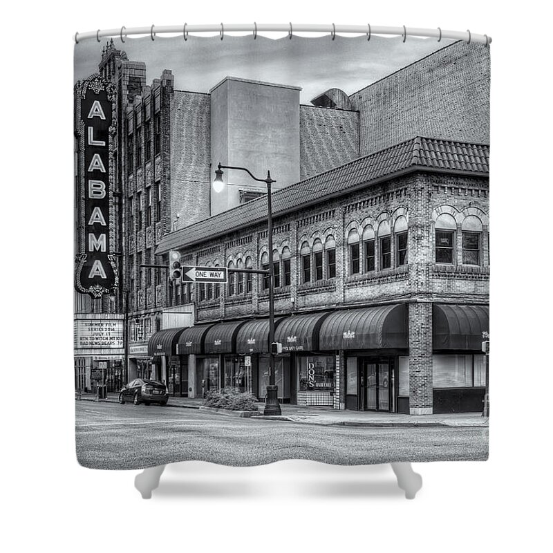 Clarence Holmes Shower Curtain featuring the photograph Alabama Theatre II by Clarence Holmes