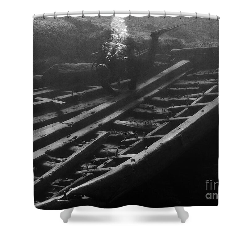 Ship Shower Curtain featuring the photograph Alice G. by JT Lewis