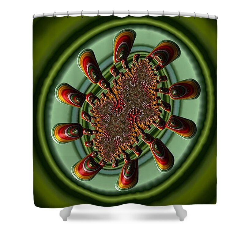 Iphoneography Fractal Shower Curtain featuring the photograph Aliens Feeding Phone Cases and Cards by Bill Owen